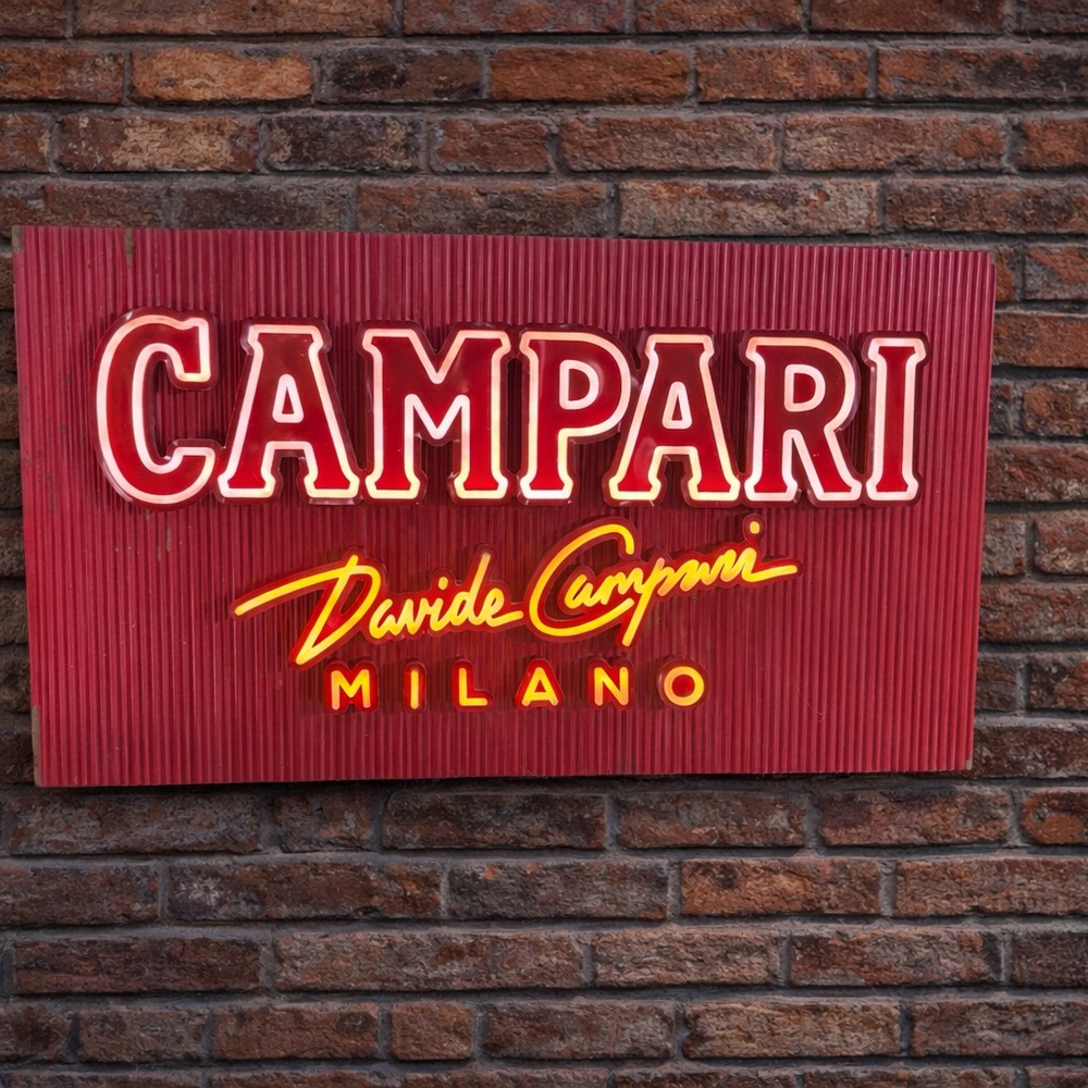 Campari Milano LED Neon-Style Sign